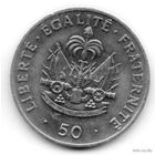 РЕСПУБЛИКА ГАИТИ. 50 САНТИМОВ 1991
