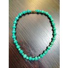 Винтажное колье из амазонита ,