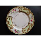 Антикварная десертная тарелка, золочение - сецессия