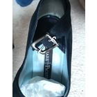 Туфли чёрные замшевыe