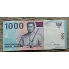 Werty71 Индонезия 1000 рупий 2011 UNC банкнота