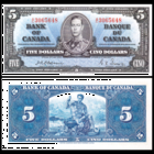 [КОПИЯ] Канада 5 долларов 1937г. водяной знак