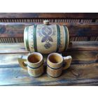 Бочонок для вина .  Отличный подарок! Натуральное дерево!