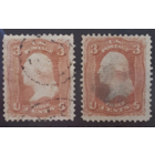 Марки почтовые. США. 3 cents. Uncommon, scarce.