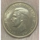 Монета 1 крона 1937 год. Австралия. Король Георг VI.
