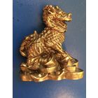 Небесный лев защитник Будды, бронза