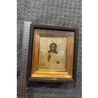 Икона Господь Вседержитель, оклад серебро 84 пробы, огненное золочение, в отличном коллекционном состоянии, 19 век...