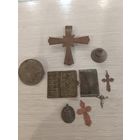 Крест большой, створки складеня и другое