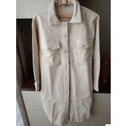 Теплая рубашка- кардиган 48