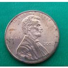 1 цент США 2002 г.в.