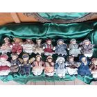 Куклы фарфоровые, маленькие куклы с фарфоровыми головами, набивные. Лот 1