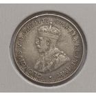 3 пенса 1928 г. 925пр., Австралия .