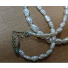 Бусы, речной жемчуг. СССР. 40 см