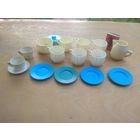 СССР: посуда детская кукольная. Пластмасса.