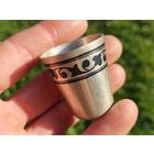 Рюмка стопка. Серебро 875. Золочение. С 1 рубля!