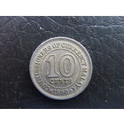 Малайя. 10 центов, 1950. С 20 копеек. Распродажа коллекции. Смотрите другие лоты.