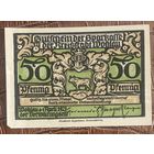 Нотгельд 50 пфеннигов 1921 год. Волау,. Веймарская республика