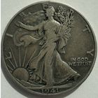 50 центов (Пол доллара) 1941 года. Идущая свобода. Монетный двор "D"(Денвер). Отличное состояние!!!