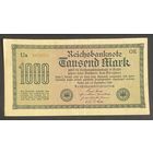Банкнота 1000 марок 1922 год. Веймарская республика