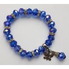 Браслет. Чешское стекло АВ. Шармы. Длина 16 см