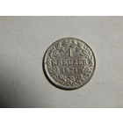 Бавария 1 крейцер 1871г
