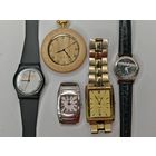 Часы Кварцевые в ремонт или на запчасти. Не проверены! Одним лотом 5 шт. С рубля