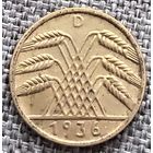 5 рейхспфеннигов 1936 D