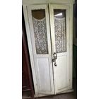 Шкаф старинный для кухни со стеклом,50-ые годы