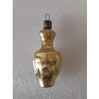 Игрушка ёлочная Кувшин, стекло. СССР