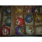 Набор Ёлочных игрушек. СССР. 11 шт