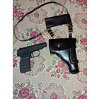 Пистолет резиновый с кобурой ВМФ С рубля!