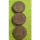 Перу 1 сентаво 1919 г ( один год чекана... Филадельфия )