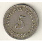 Германия 5 пфенниг 1912 А