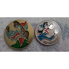 Значки Ну погоди  ! большие, цена за один.