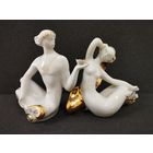 Статуэтки фарфоровые реки Псел и Ворскла, Полтавский з-д. СССР