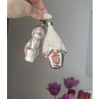 Елочная игрушка Бабушка Старушка домик СССР цена за все к.3