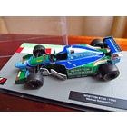 Модель автомобиля 1-43 Фомула 1 Formula 1 F1 Benetton B194 1994 Michael Schumacher В комплекте модель, бокс, журнал
