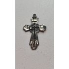 Крестик серебряный нательный 84 проба