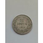 25 пенни 1909 года Финляндия