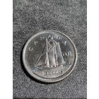 Канада 10 центов 1971 Unc