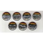 Бразилия сувенирный набор 5 крузадо 1986-88 7 монет в коробке Чемпионат мира 2014 в Бразилии