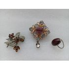 Броши, кольцо