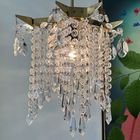 Люстра хрусталь латунь Чехословакия винтаж 70х34см