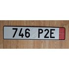 Автомобильный номер ( CZ ).