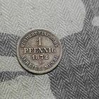 1 пфенниг(1872г.) Мекленбург -Шверин.Германская империя.Состояние!