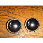 Клипсы крупные СССР . Гематит