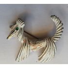 Брошь "Собачка", США, 1970-е