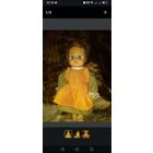 Кукла ГДР, 26 см. Длинные волосы