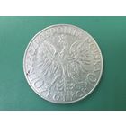 Польша 10 злотых 1932 Ядвига (знак монетного двора)