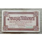 Werty71 Германия 20000000 марок 1923 20 миллионов банкнота Фрайталь